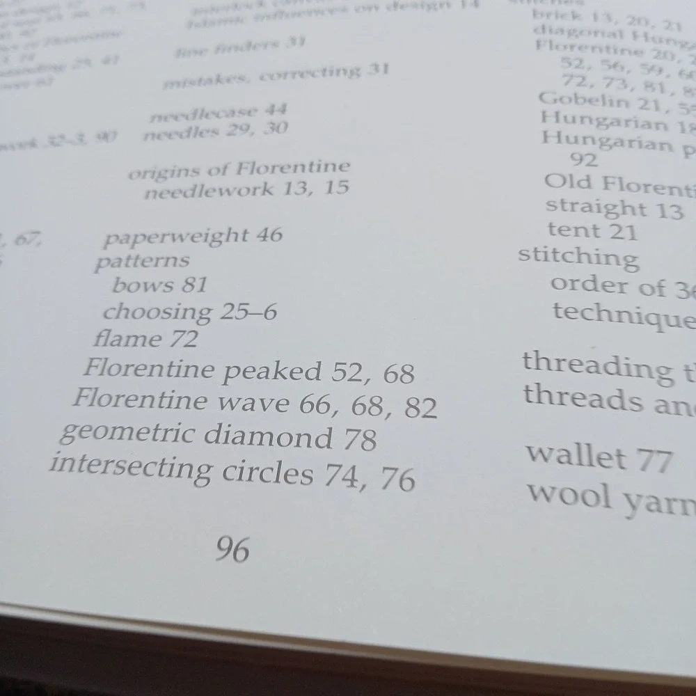 N/A bargello book